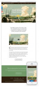 Responsive website for financial group